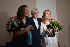Ministryně obrany Karla Šlechtová ocenila úspěšné olympioniky a šampiony z Dukly Ministryně obrany Karla Šlechtová ocenila úspěšné olympioniky a šampiony z Dukly