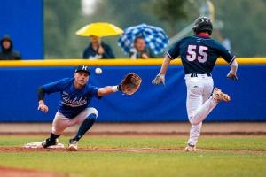 Baseballovou exhibici v Hluboké nad Vltavou vyhrál tým extraligových hvězd