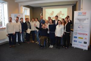 Velké Děkuji od ministra školství Plagy paralympionikům za reprezentaci Česka Velké Děkuji od ministra školství Plagy paralympionikům za reprezentaci Česka
