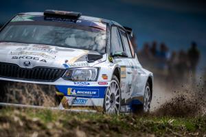Filip Mareš a Jan Hloušek se na BARUM CZECH RALLY ZLÍN stali juniorskými mistry Evropy