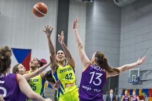 Basketbalistky TTT Riga si přijely do Prahy pro padesátibodový debakl USK-Riga 98:48