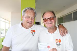 Do ragbyové Síně slávy vstoupili legendární borci z útoku Jaromír Kourek a z roje Václav Horáček