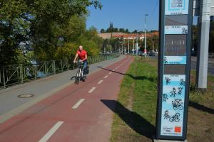 Prahou v roce 2018 projelo jen kolem sčítačů kol čtyři miliony cyklistů