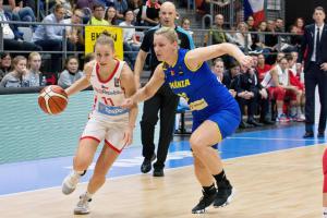 O výhře českých basketbalistek se rozhodlo 0,7 sekundy před koncem Česko - Rumunsko 60:59
