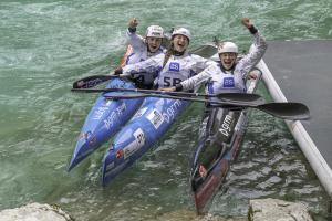 Závod družstev sjezdařů na divoké vodě ukončil Evropský šampionát