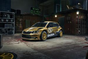 ŠKODA Motorsport představuje designovou studii s prvky modelu FABIA 2019 WRC2