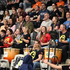 Bubenická sekce byla slyšet a na snímku je k vidění