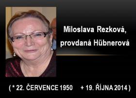 Smutná zpráva ... Zemřela olympijská vítězka Rezková-Hübnerová