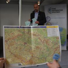 Mapa Česko – obecně zeměpisná mapa & Vývoj českého státu vydaná společnosti Kartografie PRAHA, a. s.