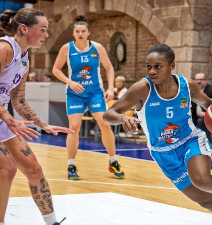 Utkání Slovanka - Trutnov 65:79  zaznamenané objektivy Miloše Březiny