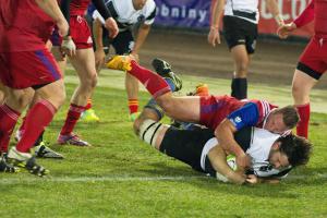 Hurá v sobotu 21. října 2017 na ragbyovou exhibici do Prahy na Markétu Česko - Supa Barbarians
