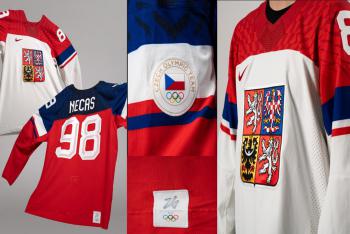 Český hokej představil dresy pro Zimní olympijské hry 2026