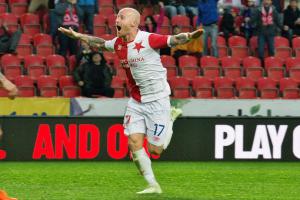 Ve finále Mol Cupu jsou fotbalisté Slavie Praha, kteří v semifinale porazili Boleslav 2:0