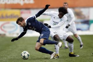 Boleslavským fotbalistům mrazivý vítr odvál radost i na Moravu. Boleslav-Slovácko 1:1