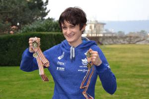Martina Sáblíková obhájila domácí letní rychlobruslařský titul ve víceboji