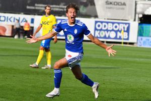 Osmnáctiletý Stránský si udělal radost a vstřelil jeden gól v duelu Mladá Boleslav – Teplice 3:1