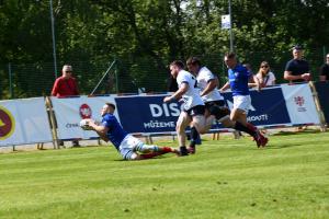 Dvě pětky z deseti v duelu Česko - Izrael 64:19 položil pravnuk zakladatele říčanského ragby Kryštof Kohout