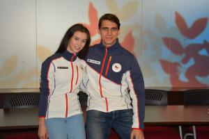 Krasobruslařská sportovní dvojice Anna Dušková a Martin Bidař už trénuje naplno