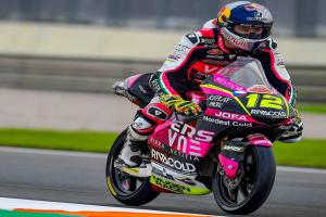 Motocyklový závodník Filip Salač dojel na 13. podniku světového šampionátu ve Valencii devátý