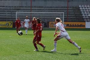 Fotbalistky zvládly vstup do kvalifikace MS a porazily hráčky Faerských ostrovů 8:0
