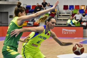 Basketbalistky zmohl v Praze na Královce maďarský čardáš ze Šoproně. USK - Šoproň 61:77