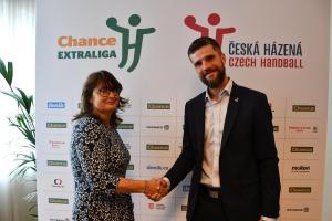 Novým generálním sponzorem české Extraligy házené se stala společnost Chance