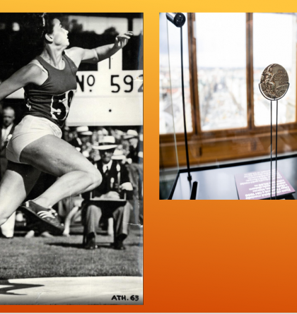 Národní muzeum získalo zlatou medaili z LOH diskařky Olgy Fikotové - Connollyové