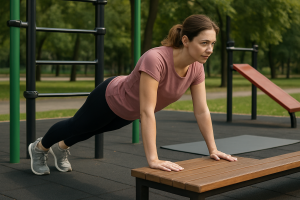 Začínáme s workoutem: Posílení středu těla pro ženy na hřišti