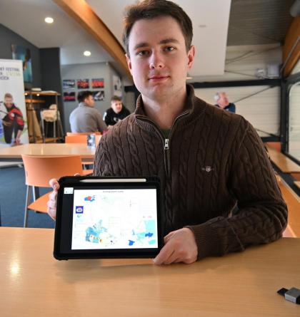 Jak se zrodila Mapa světa curlingu?  Byla to seminární školní  práce Kryštofa Žďarského