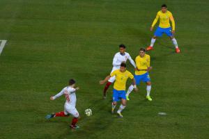 Podívejte se, jak se zrodily dva brazilské góly ve fotbalovém duelu Česko - Brazílie 1:3