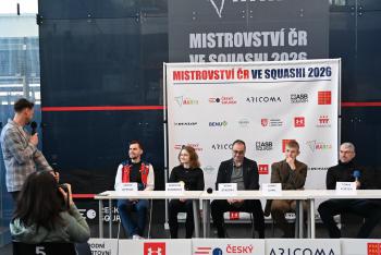 Squashisté bojují o olympiádu. Před startem českého šampionátu dorazil ministr sportu