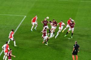 To se tak stalo, že všechny čtyři góly Slavie viděli fanoušci Sparty pěkně zblízka. Slavia - Sparta 4:0