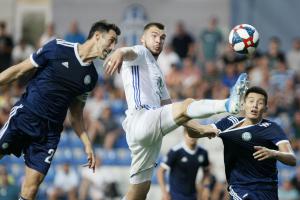 Mladoboleslavští fotbalisté po velké převaze pouze vyrovnali Mladá Boleslav - Shymkent 1:1