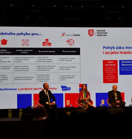 Národní konference o podpoře sportu a pohybu jako odrazový můstek k celospolečenské změně pořádaná 143 dnů před volbami do Parlamentu