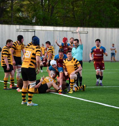Ragbisté Pragy Vysočanský pohár drželi jen 18 dnů. Sparta vyhrála derby až v nastavem čase 23:19
