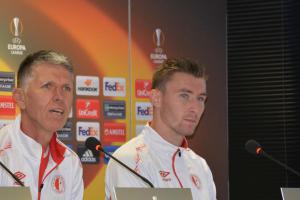 Trenér fotbalové Slavie Šilhavý: Rozložíme síly na celý týden, chceme postoupit i vyhrát derby