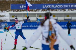 Akademický biatlon slaví v Lake Placid první medaile na Zimních světových univerzitních hrách