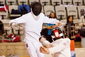 Podívejte se, jak si kordista Jiří Beran v kvalifikaci vyšermoval postup na olympiádu v Riu