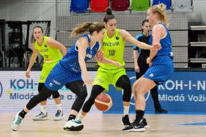 Cenná výhra basketbalistek USK Praha o 25 bodů. ZVVZ USK Praha – Perfumerias Avenida 80:55