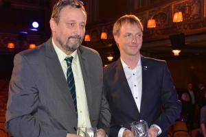 Trenéři roku 2017 jsou dva. Trenér biatlonistů Ondřej Rybář a volejbalový kouč Jiří Zach