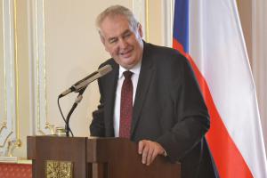 Prezident Miloš Zeman promluvil i o Martině Sáblíkové a o jediném bezpečném sportu
