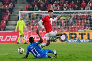 Podívejte se na obrázky Jiřího Růžičky z fotbalového utkání Slavia Praha - Baník Ostrava 3:1