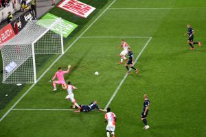 Mistři z Edenu se v závěru duelu se Slováckem báli o vítězství. Slavia Praha - Slovácko 2:1