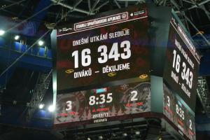 Základní část Tipsport hokejové extraligy vidělo 1 985 460 diváků a nejvíce jich bylo v O2 aréně