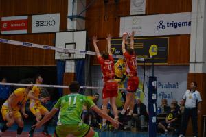 Pražští lvi zařvali nad volejbalovou sítí a volejbalisté z Ústí nad Labem v Praze prohráli 1:3