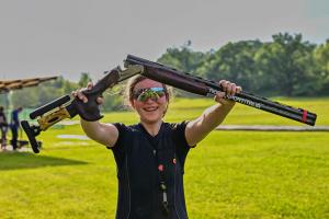 Tereza Závišková si na ME v universálním trapu vystřílela zlato a tým juniorů bronz