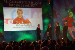 Michal Sadílek získal na Galavečeru Grassroots čtvrtý triumf mezi dorostenci