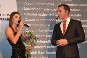Golfistka Klára Spilková startuje na posledním turnaji roku 2015