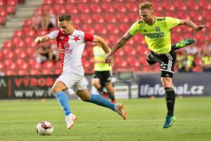 Podívejte se na obrázky z ligového fotbalového zápasu Slavia Praha - Karviná 4:0