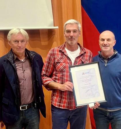 Josef Karas převzal European Coaching Award na Aktivu ČAS